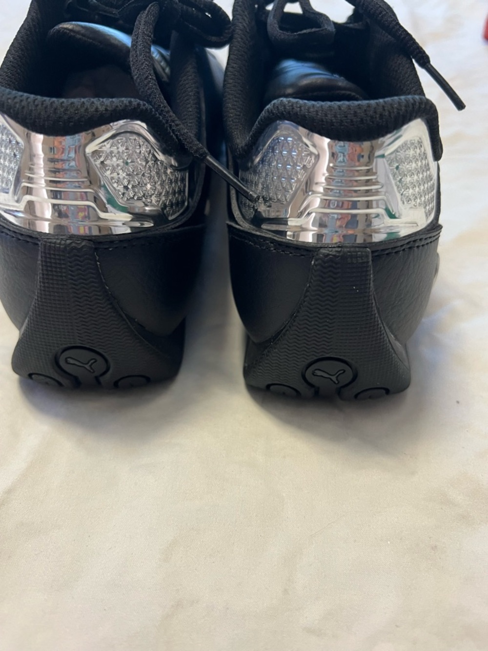 BMW M Motorsport Future Kart Cat leather trainers by PUMA Men's Black Low-Top - Picture 5 of 7